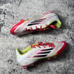 Adidas F50 Elite FG Mens Soccer Cleats Size 9M White Red Neon Green IE1206